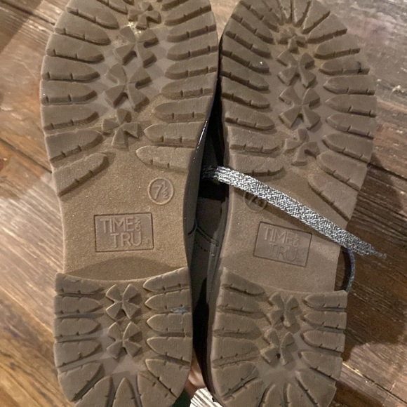 Time and Tru Memory Foam Boots w/ Fur Collar Size 7.5 - Picture 5 of 6